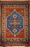 DOBAG Oriental Rug. Hand spun, hand carded wool and vegetable dyes.