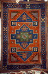 DOBAG Oriental Rug. Hand spun, hand carded wool and vegetable dyes.
