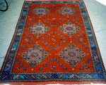 DOBAG Oriental Rug. Hand spun, hand carded wool and vegetable dyes.
