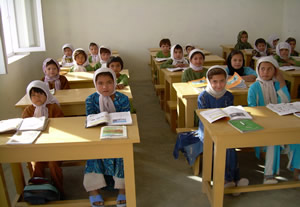 One of two schools in Northern Afghanistan built with Barakat funding.