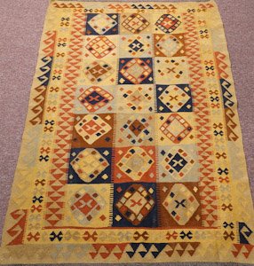 37E338 Afghanistan Kilim 04'09"X07'09"