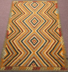 38E149 Afghanistan Kilim 05'00"X08'04"