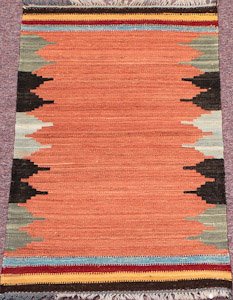 9KY46 Afghanistan Kilim 02'02"X03'10"