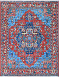 10UY135 Afghanistan Heriz 09'03"X12'00"