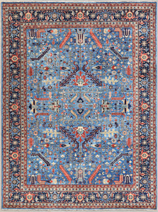 10UY143 Afghanistan Heriz 08'11"X11'10"