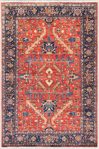 10UY74 Afghanistan Heriz 04'02"X06'03"