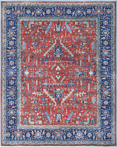 10UY82 Afghanistan Heriz 08'00"X10'00"