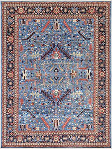 10UY84 Afghanistan Heriz 08'10"X11'09"