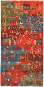 115N54 Nepal-Tibet Gaon Naksha 02'06"X05'00"