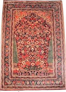 38B373 India Kashan 04'01"X05'09"