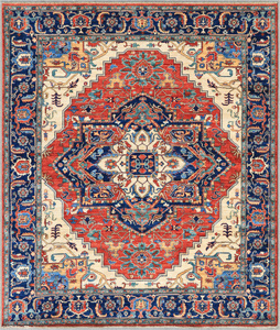 3MY307 Afghanistan Heriz 08'04"X09'09"