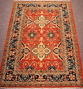44K696 Afghanistan Heriz 05'00"X07'00"