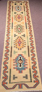 4Y80 Afghanistan Mogoli Kilim 03'02"X13'01"