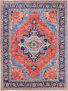 5UY186 Afghanistan Heriz 10'01"X13'10"