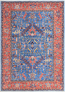 5UY295 Afghanistan Heriz 06'01"X08'07"