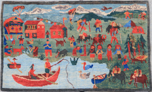 KZKAR264 Nepal-Tibet Gaon Naksha 03'04"X02'00"