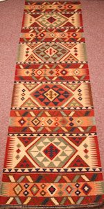 W5373 Afghanistan Kilim 02'10"X10'04"