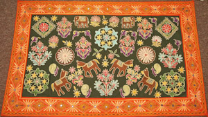 1664 India Wall Hanging 03'01"X04'10"