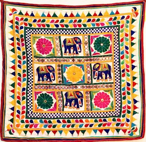 1810 India Chakla 02'07"X02'08"