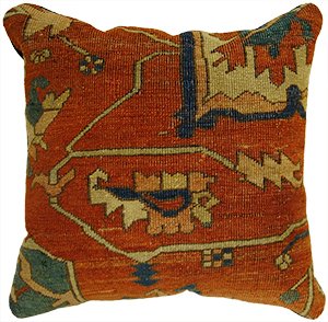KZPP690 Persia (Iran) Pillow 00'17"X00'17"
